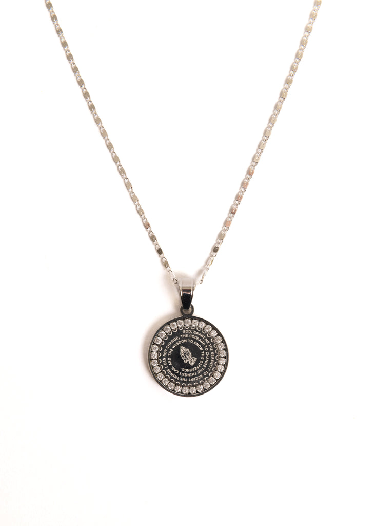 Kelley Prayer Medallion Silver