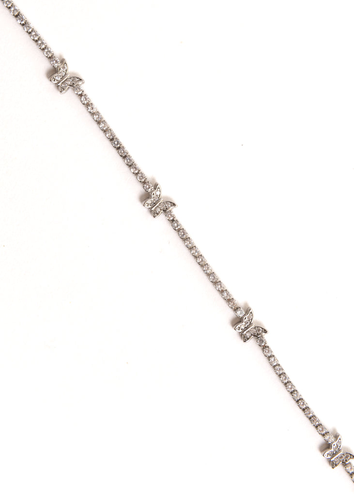 Butterfly Tennis Necklace
