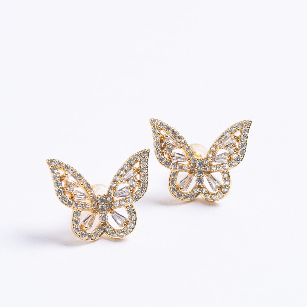 Charlotte Butterfly Stud Earrings