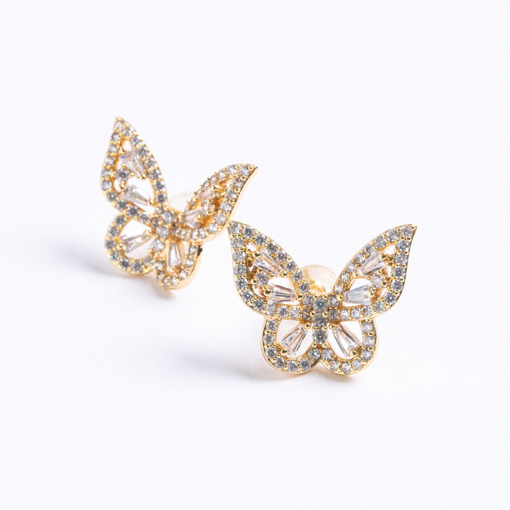 Charlotte Butterfly Stud Earrings