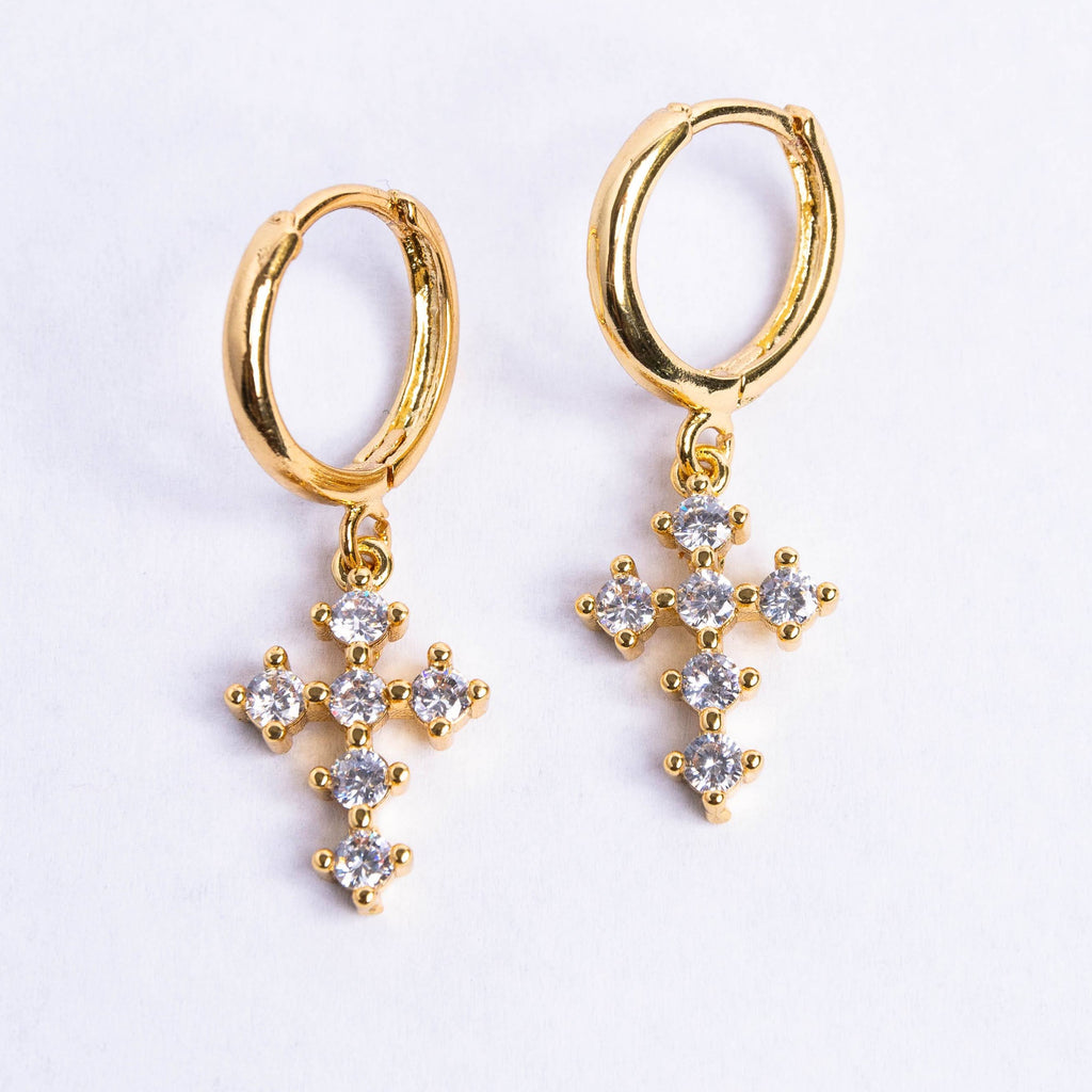 Cayla Cross Earrings