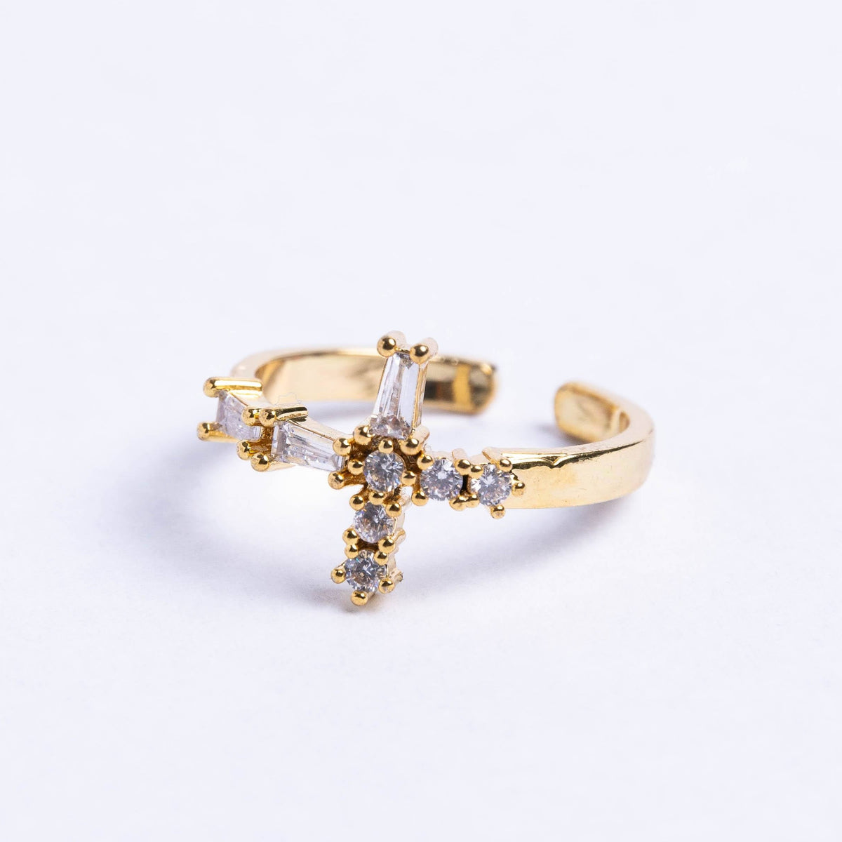 Cayla Cross Ring | Kristina Wright Jewelry