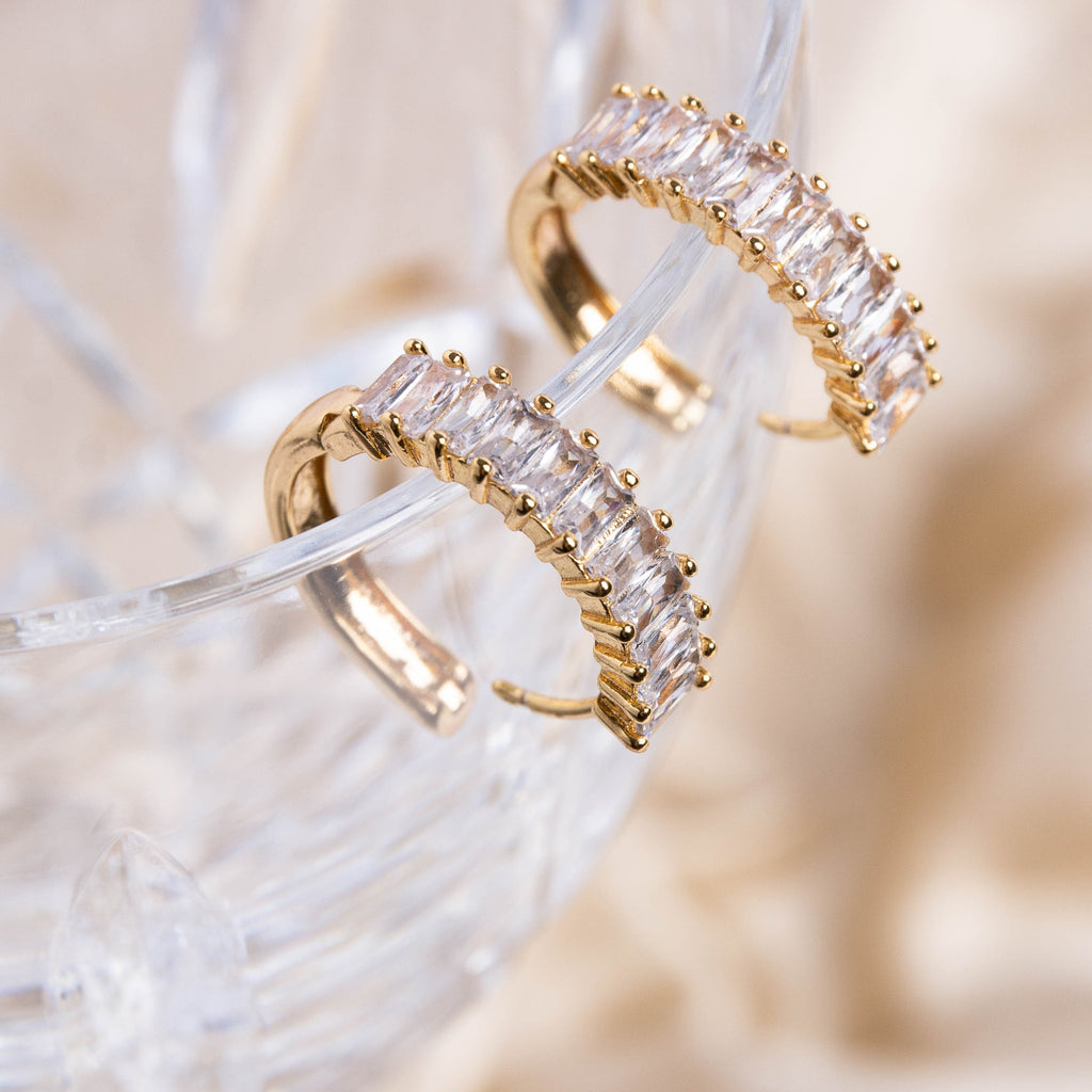 Kiera huggie earrings