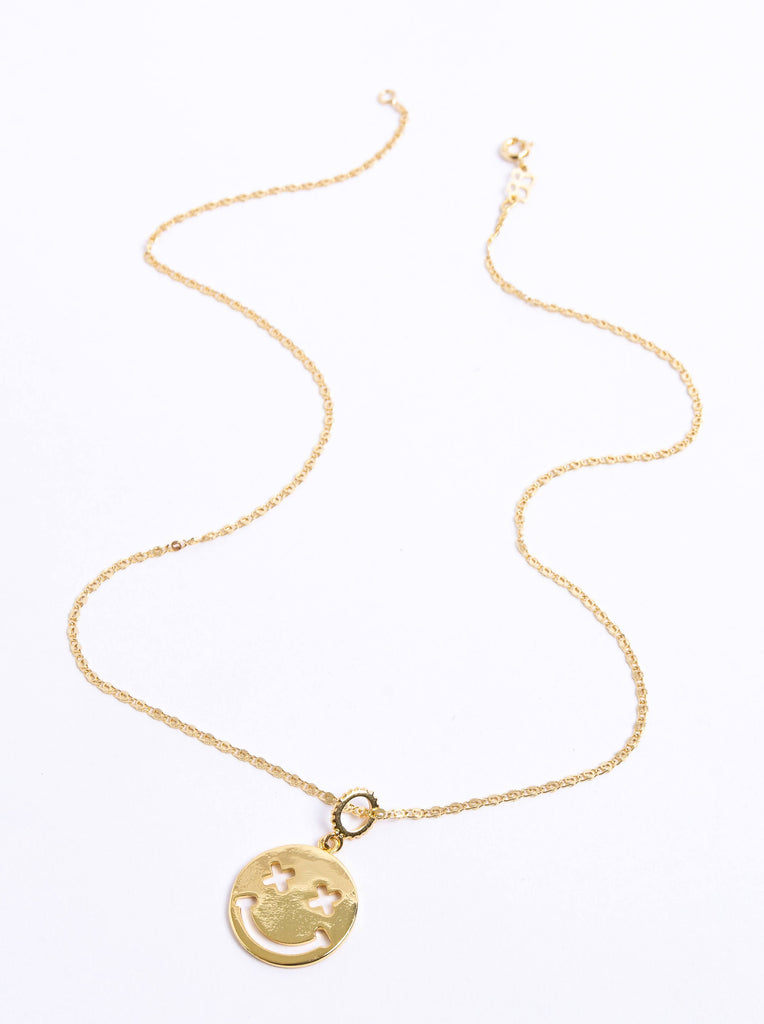 Goldie Smiley Necklace