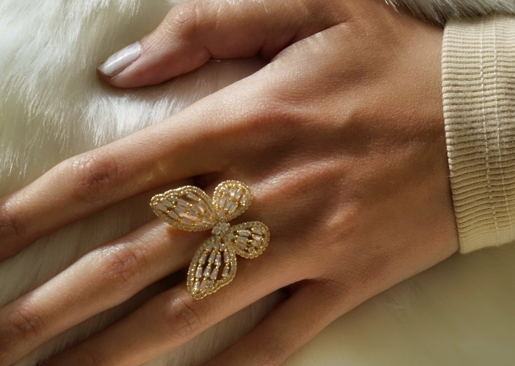 Rachel Butterfly Ring