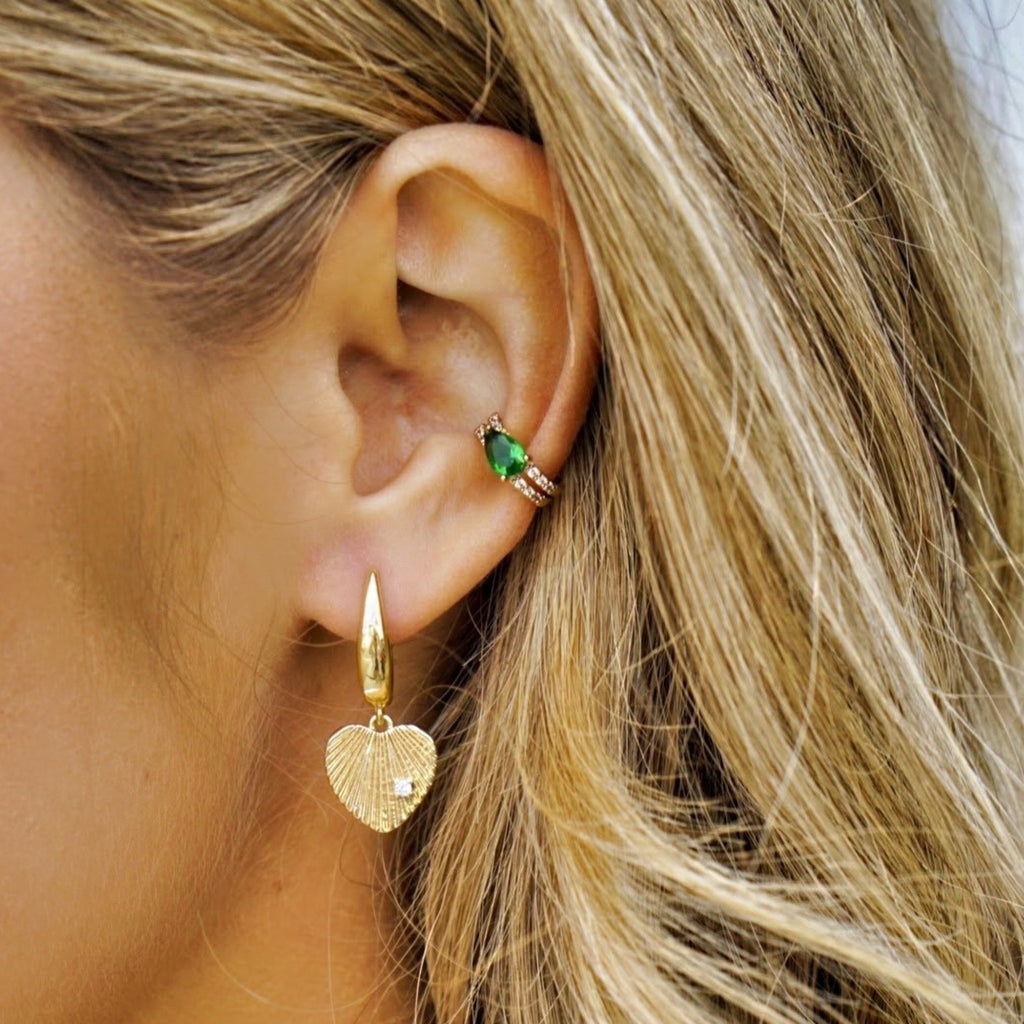 Jen Heart Earrings