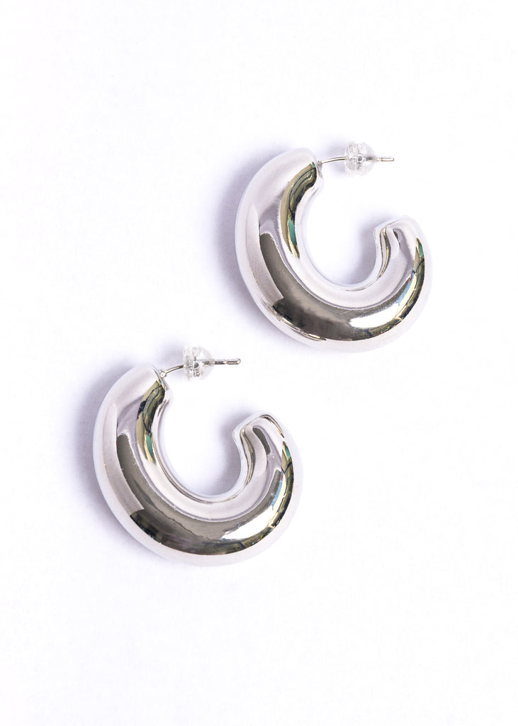 Beck Earring Silver