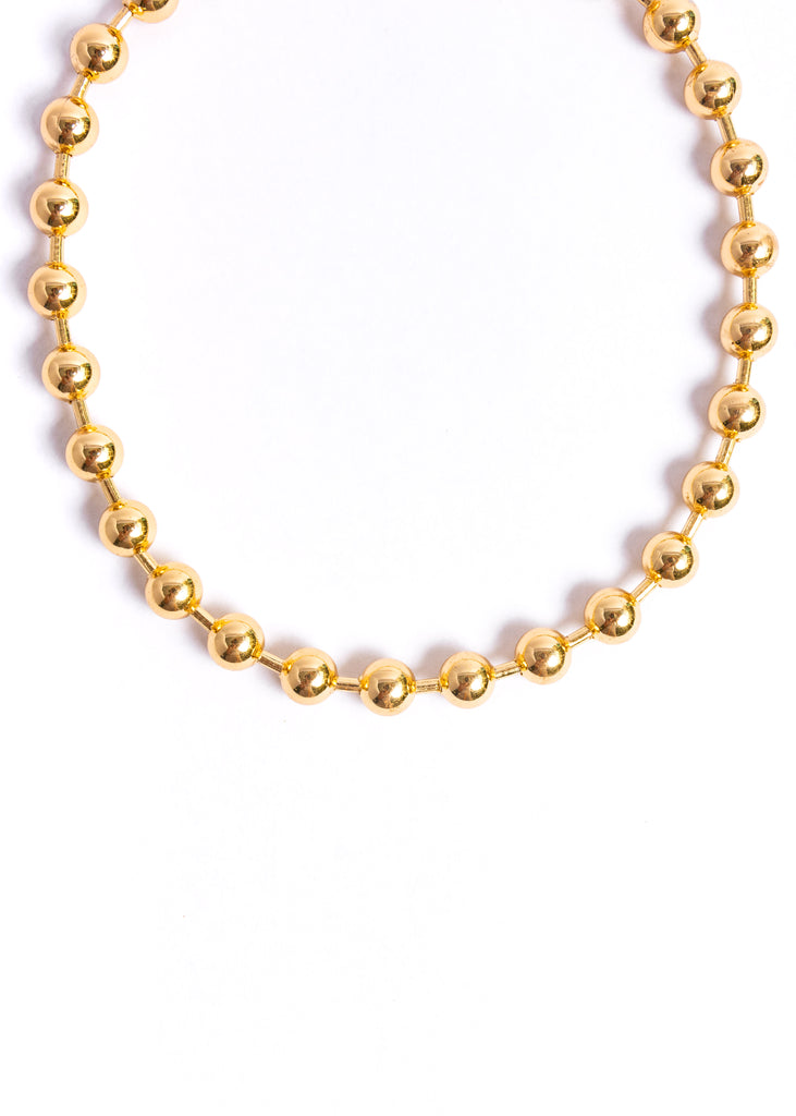 Gold Ball Necklace