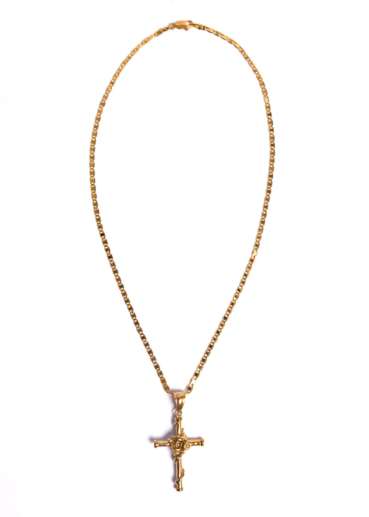 Rose Cross necklace