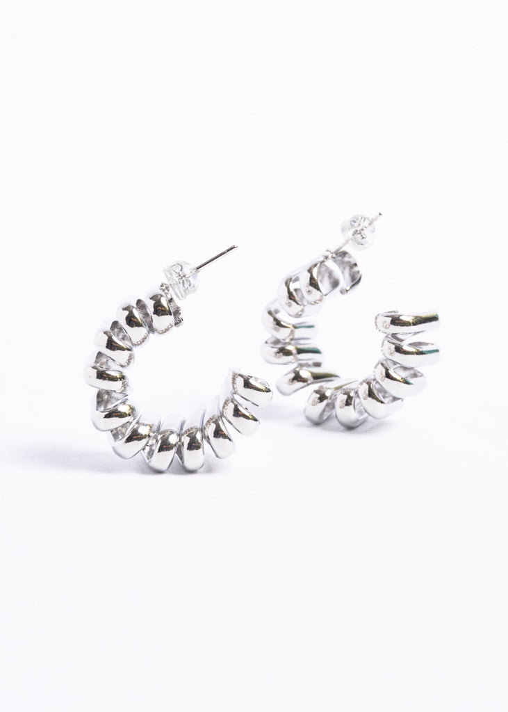 Lea Hoops Silver