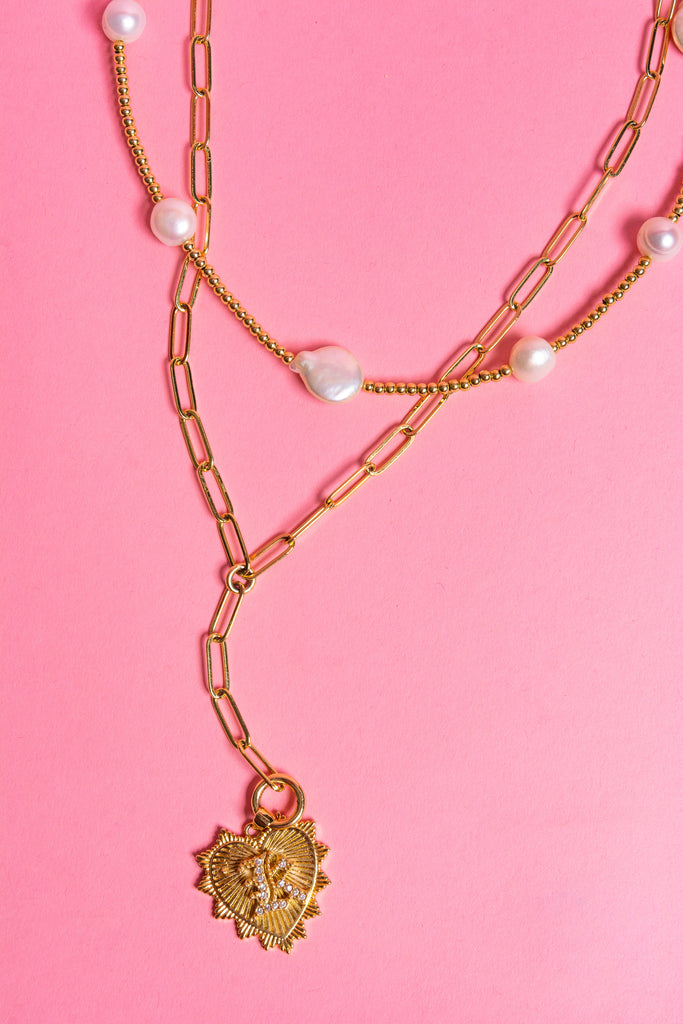 Lariat Initial Necklace