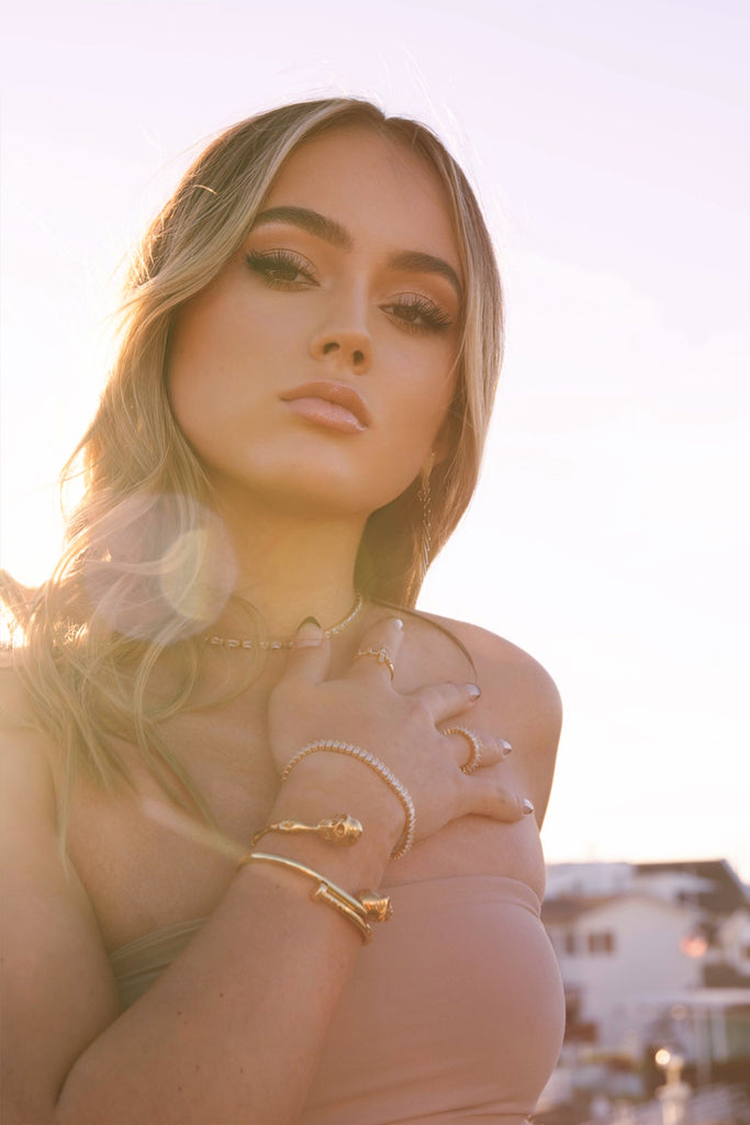 Chelsie skull bracelet