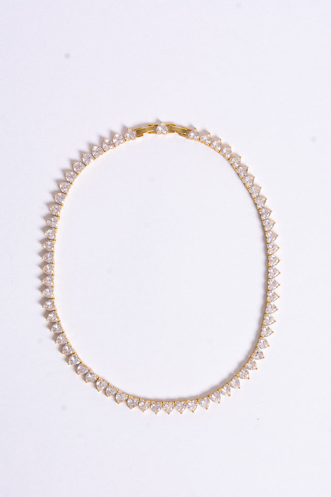 Queen of Hearts Tennis Necklace