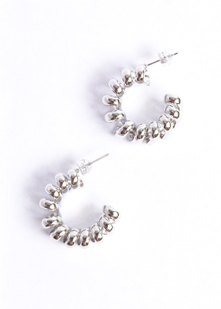 Lea Hoops Silver