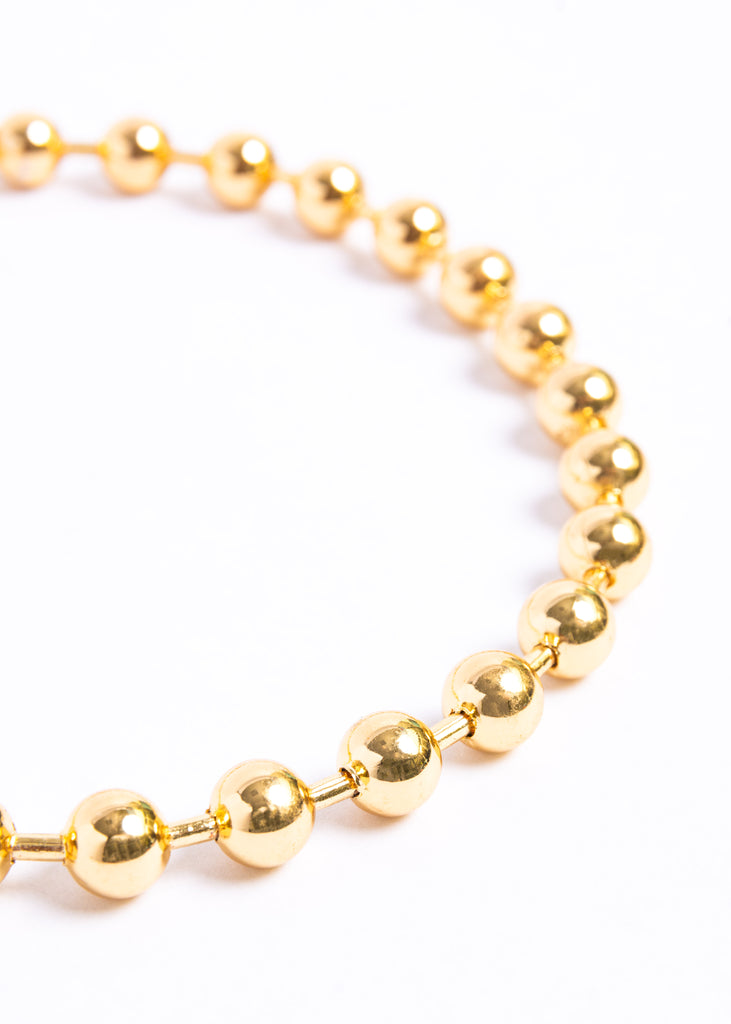 Gold Ball Necklace