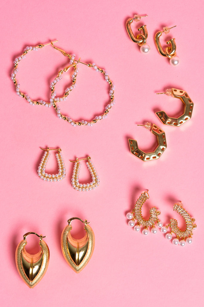 Big Pearl Hoop